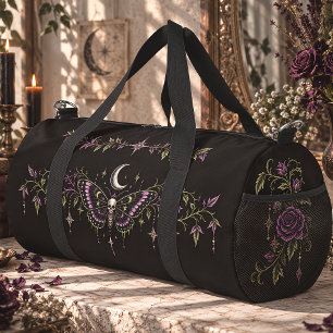 Sac De Sport Papillon Floral de Lune de Mort Gothique