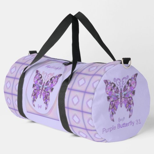Sac De Sport Papillon pourpre 3 (Coin gauche)