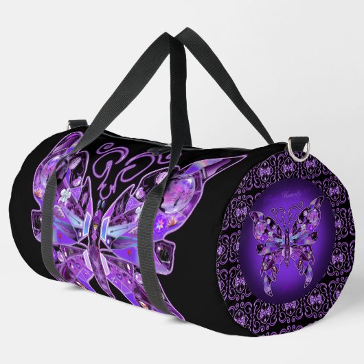 Sac De Sport Papillon pourpre 31 (Coin gauche)