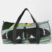 Sac De Sport Papillon tropical noir et blanc (Verso)