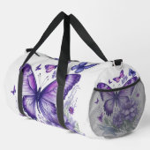 Sac De Sport Papillons violets sur Flower (Coin droit)