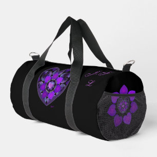 Sac De Sport Parapluie violet & coeurs .7