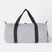 Sac De Sport Parties scintillant d'argent Texture diamant blanc (Recto)