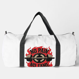 Sac De Sport Pas de douleur, pas de gloire Logo rétro de sport