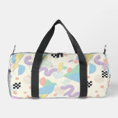 Sac De Sport Pastel Abstract Shapes Pattern Design (Verso)
