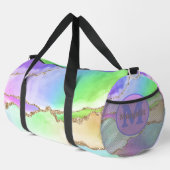 Sac De Sport Pastel Agate Arc-en-ciel Holographique Grand Duffi (Coin droit)
