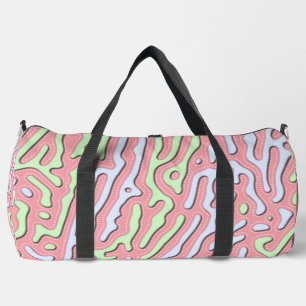Sac De Sport Pastel Kawaii Design Abstrait coloré