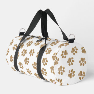 Sac De Sport Pâtes de chien, Pâtes de chien, Pâtes d'or orange