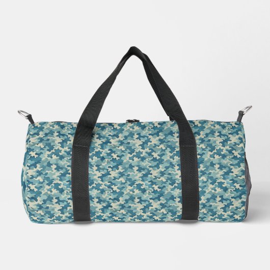 Sac De Sport Pattern Blue Camouflage (Recto)