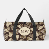 Sac De Sport Peau d'animal aux coeurs (Verso)