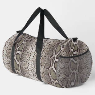 Sac De Sport Peau de serpent de faux boa constricteur