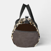 Sac De Sport Peau léopard, Motif animal moderne, Monogramme (Droite)