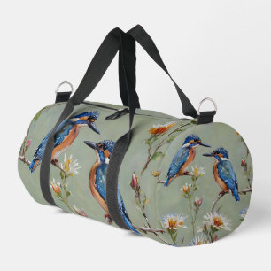 Sac De Sport Peinture à l'huile d'oiseaux et de fleurs de marti