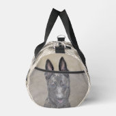Sac De Sport Peinture de berger hollandais mignonne Art de chie (Droite)