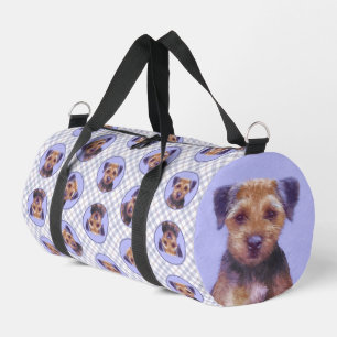 Sac De Sport Peinture de Border Terrier Mignon Art Original de