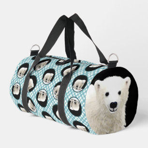Sac De Sport Peinture de l'ours polaire Art faunique original