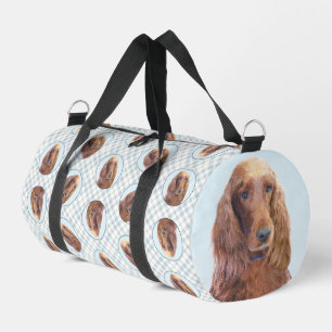 Sac De Sport Peinture de Setter Irlandais Rouge Mignon Art Orig
