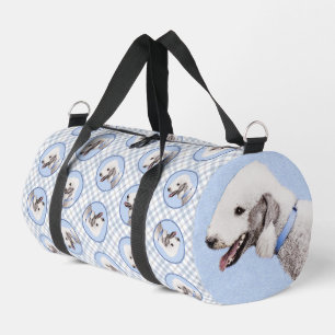 Sac De Sport Peinture de Terrier Bedlington de couleur sable Ar