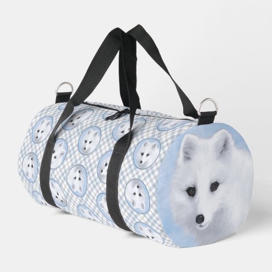 Sac De Sport Peinture d'hiver de Fox Arctique Art original de l (Coin gauche)
