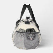 Sac De Sport Peinture Keeshond 2 Keeshonden Original Chien Art (Droite)