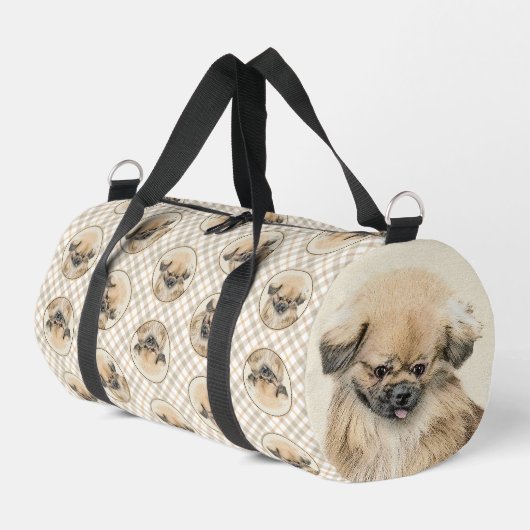 Sac De Sport Pekingese Peinture Faune Cute Original Animal Chie (Coin gauche)