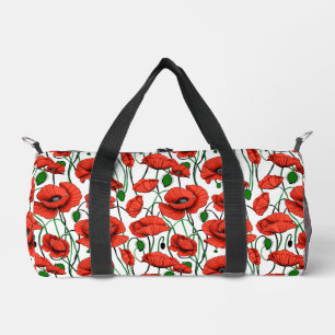 Sac De Sport Pépites rouges dans un champ sur blanc