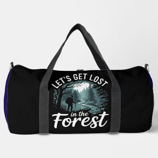 Sac De Sport « Perdus dans la forêt » - Aventure (Recto)