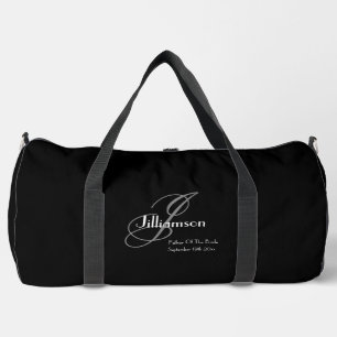 Sac De Sport Père De La Mariée Cadeau Classique Monogramme Chic