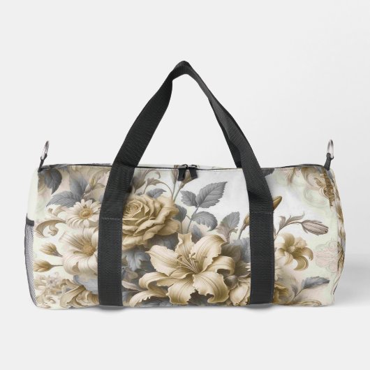 Sac De Sport Perfection florale Jaune antique (Verso)