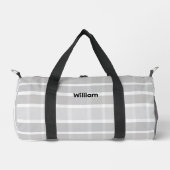 Sac De Sport Personalized Canvas Duffel Bag - Custom Name (Recto)