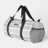 Sac De Sport Personalized Canvas Duffel Bag - Custom Name (Coin droit)