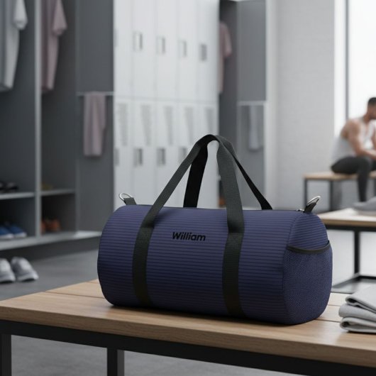 Sac De Sport Personalized Canvas Duffel Bag - Custom Name