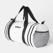 Sac De Sport Personalized Canvas Duffel Bag - Custom Name (Coin droit)
