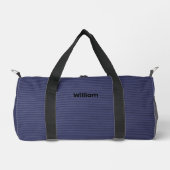 Sac De Sport Personalized Canvas Duffel Bag - Custom Name (Recto)