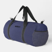 Sac De Sport Personalized Canvas Duffel Bag - Custom Name (Coin droit)