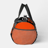 Sac De Sport Personalized modern text beautiful orange black (Droite)
