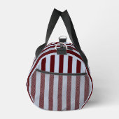 Sac De Sport Personalized Preppy Brown Blue Cabana Stripe (Droite)