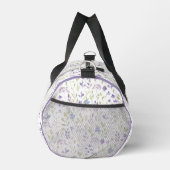 Sac De Sport Personalized Purple Floral Monogram (Droite)