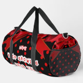 Sac De Sport Personalized Red Polka Dot Bow Spiral (Coin droit)