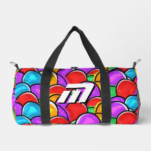 Sac de sport personnalisé en monogramme avec un de