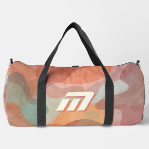 Sac de sport personnalisé en terre cuite minimalis