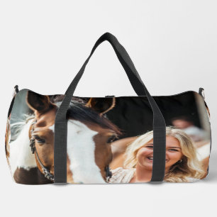 Sac De Sport Personnaliser la photo de cheval de concours de bé