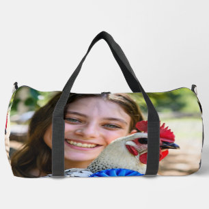 Sac De Sport Personnaliser la photo de volaille de l'élevage