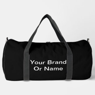 Sac De Sport Personnalisez Votre Marque Ou Votre Nom Noir