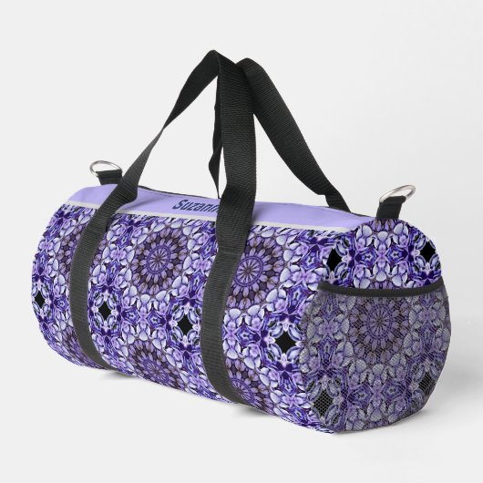 Sac De Sport Pétales de fleurs d'Hydrangea Abstrait Personnalis (Coin droit)