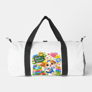Sac de sport petit format Kawaii Puppy Back to Sch