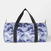 Sac De Sport Petits dinosaures bleus (Verso)