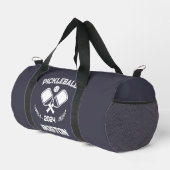 Sac De Sport Pickleball Boston 2024 Custom Charcoal Purple (Coin droit)