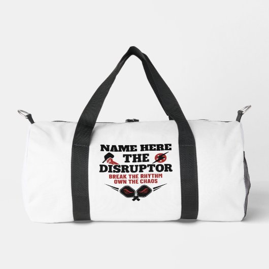 Sac De Sport Pickleball Personalized Name The Rally Wrecker Gym (Recto)