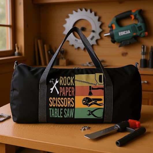 Sac De Sport Pierre Feuille Ciseaux Scie à Table